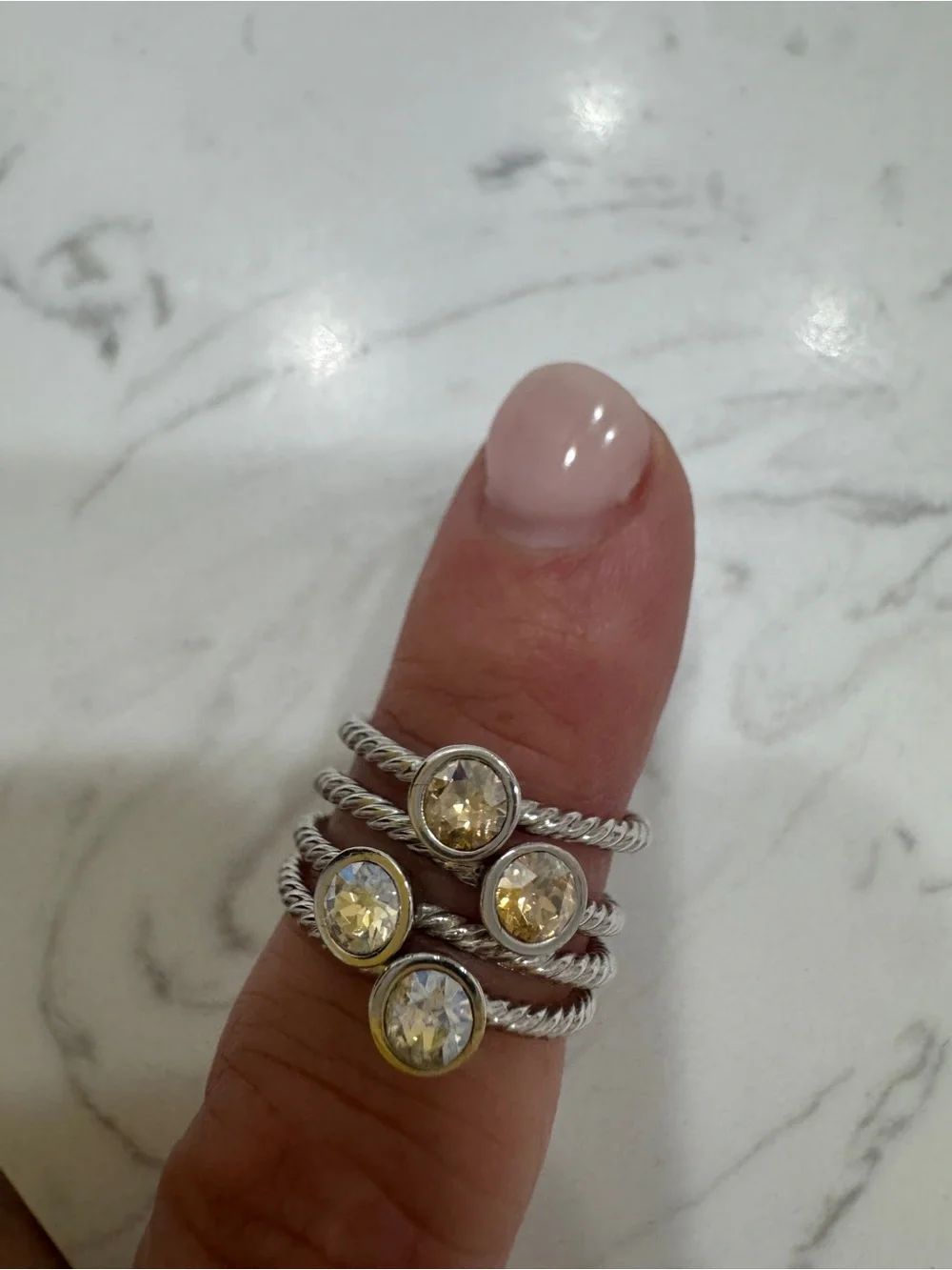 Swarovski elegant sterling